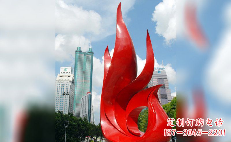 安阳不锈钢抽象孔雀雕塑 (2)