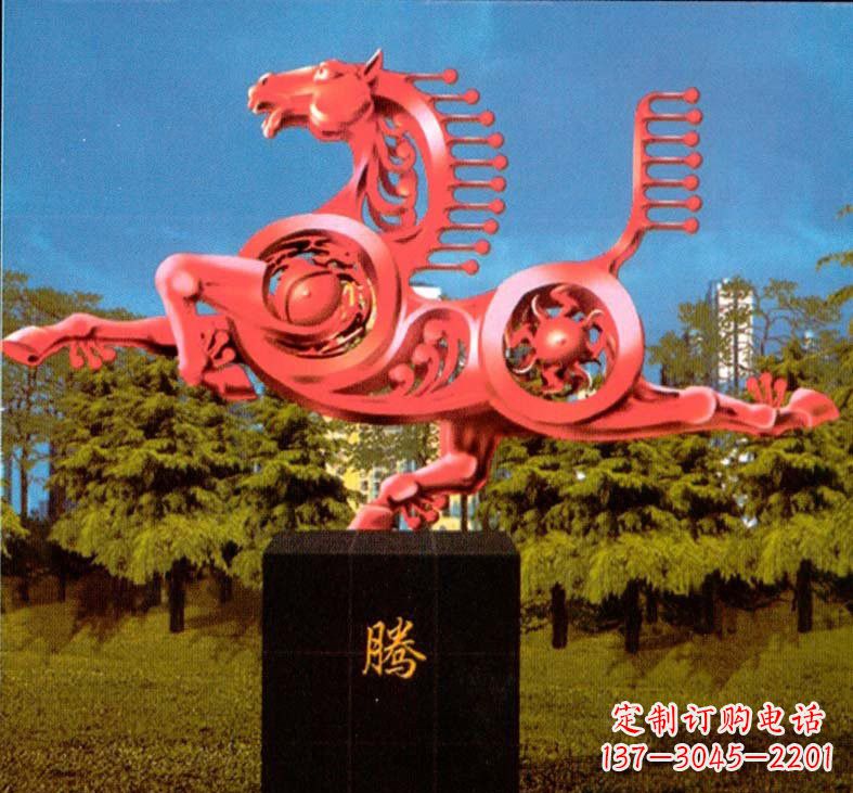 安阳不锈钢抽象马雕塑设计图