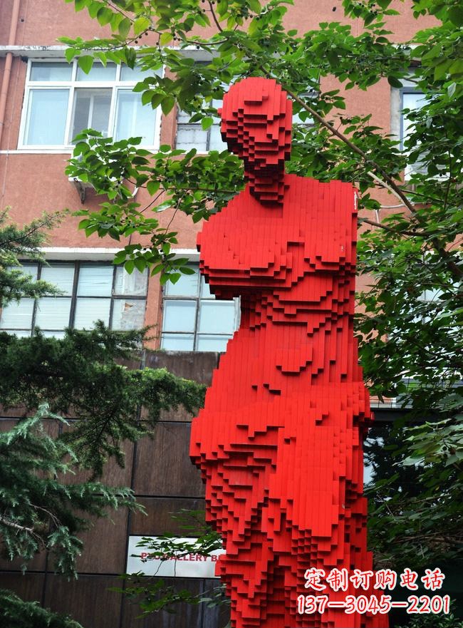 安阳不锈钢抽象维纳斯雕塑街边景观雕塑