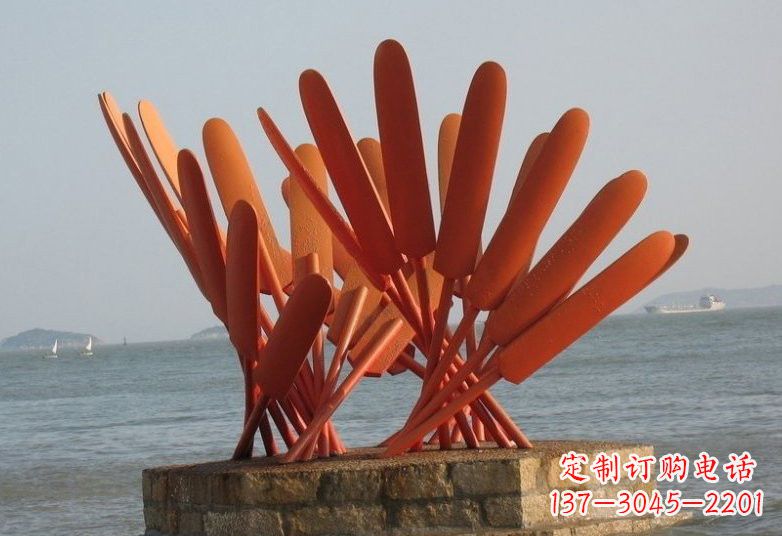 安阳不锈钢船桨雕塑