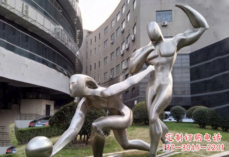 安阳不锈钢打保龄球雕塑