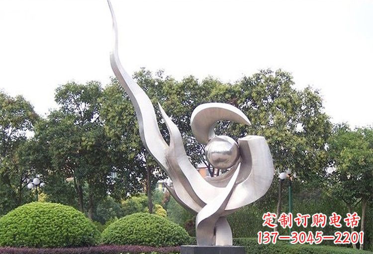 安阳不锈钢大抽象鸽子雕塑