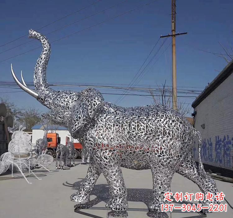 安阳不锈钢大象雕塑