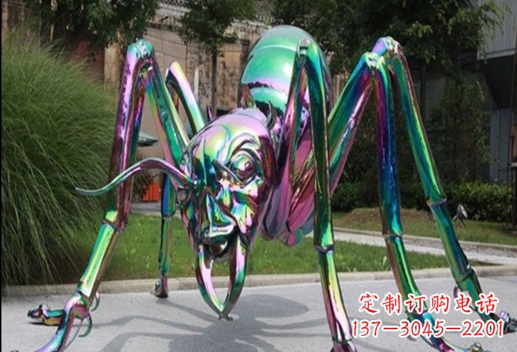 安阳不锈钢大型蜘蛛雕塑