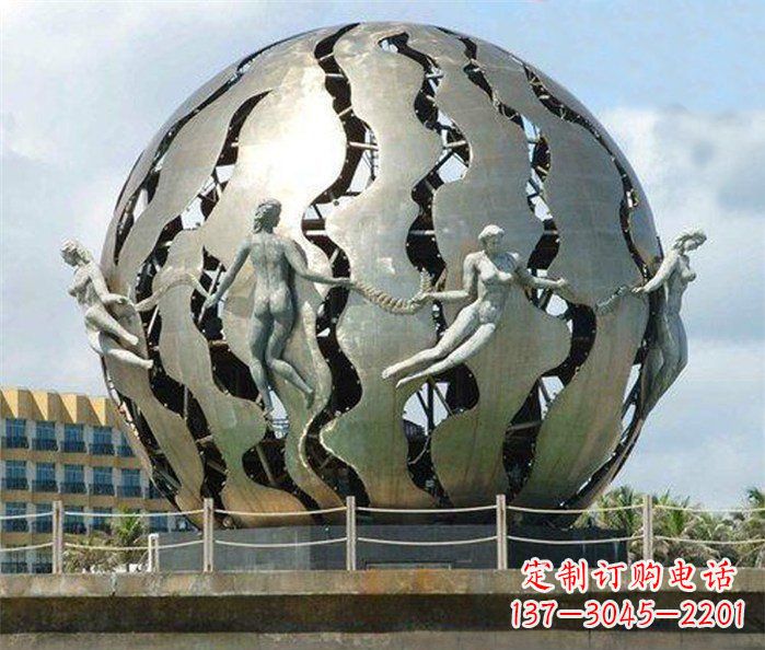安阳不锈钢地球广场雕塑