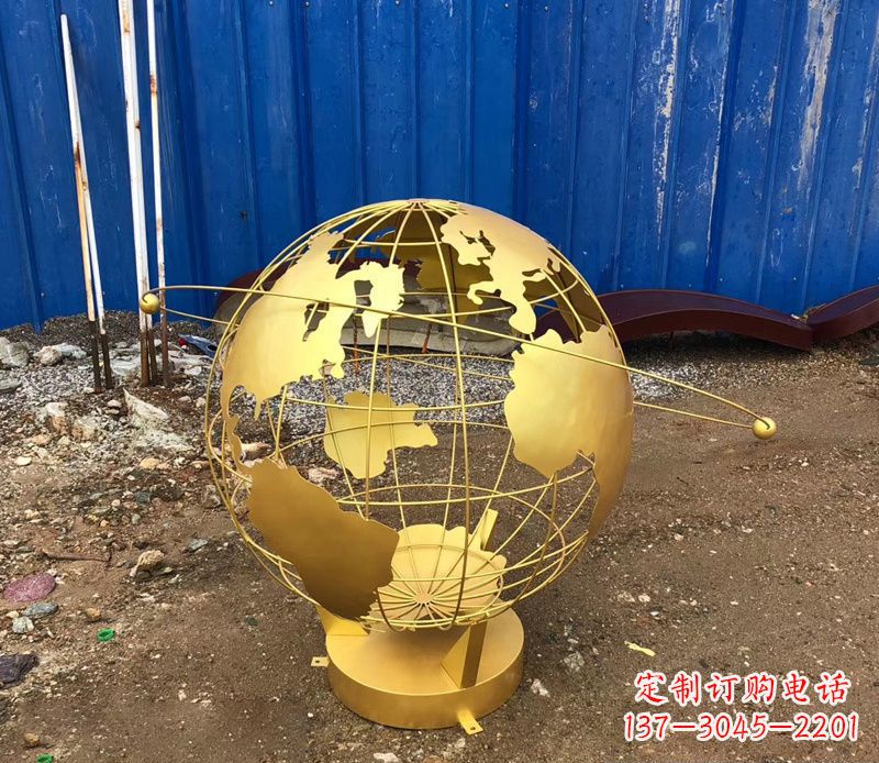 安阳不锈钢地球仪抽象雕塑