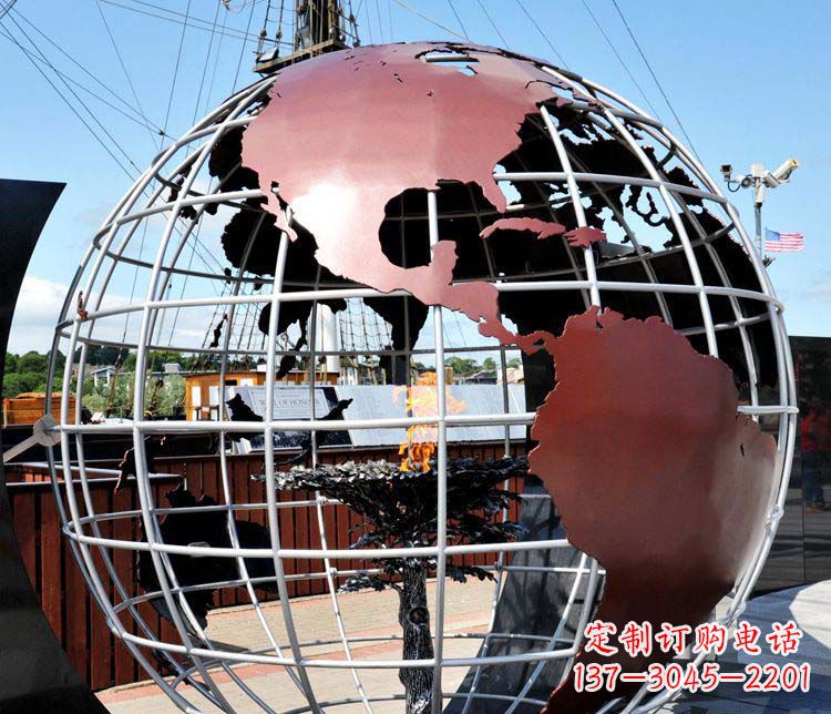 安阳不锈钢地球仪雕塑