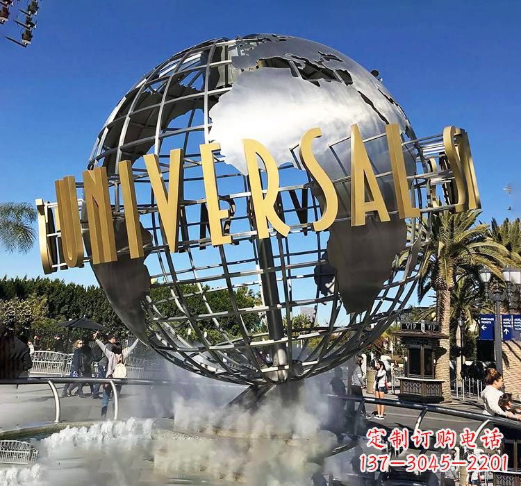 安阳不锈钢地球仪书籍雕塑