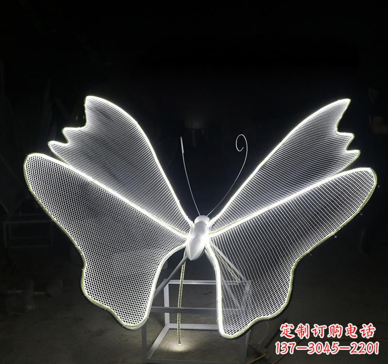 安阳不锈钢灯饰蝴蝶雕塑