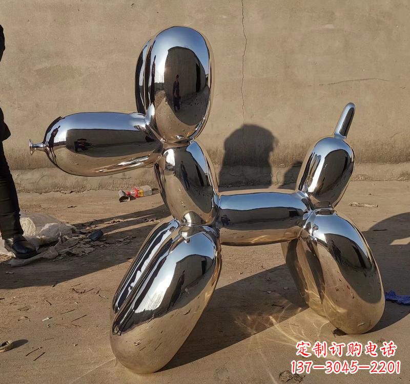 安阳不锈钢电镀动物狗雕塑