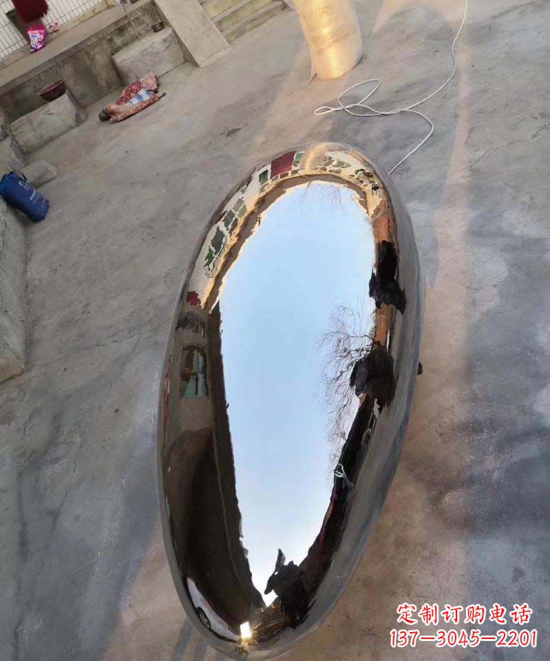 安阳不锈钢电镀水滴造型雕塑