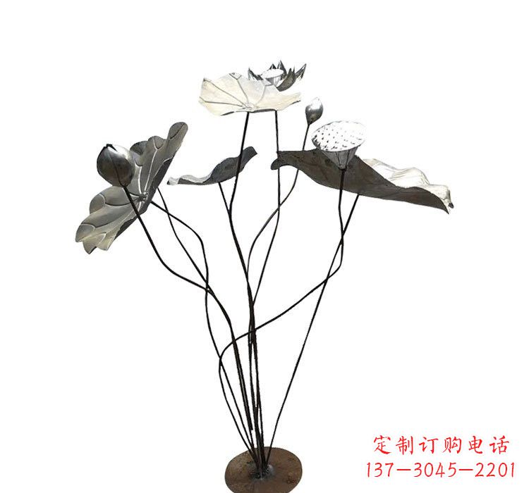 安阳不锈钢锻造莲花雕塑