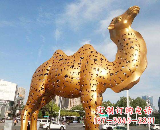 安阳不锈钢锻造骆驼雕塑