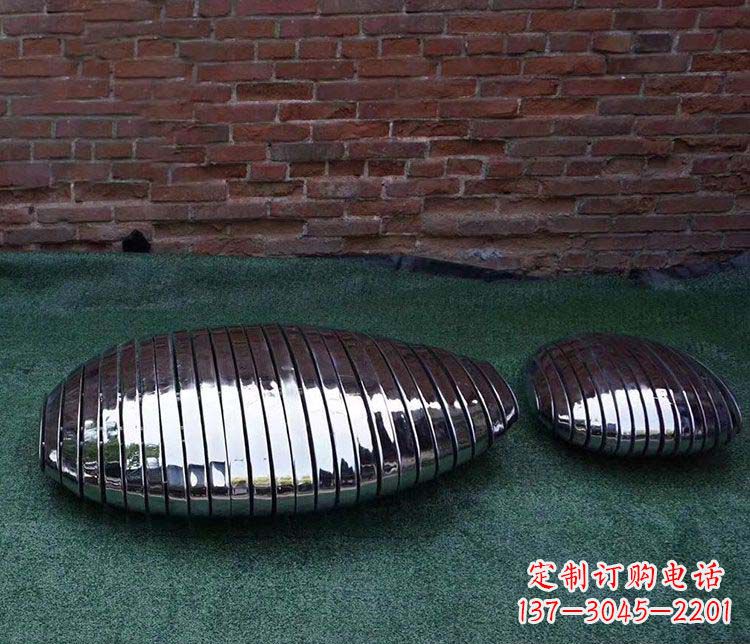 安阳不锈钢鹅卵石雕塑1