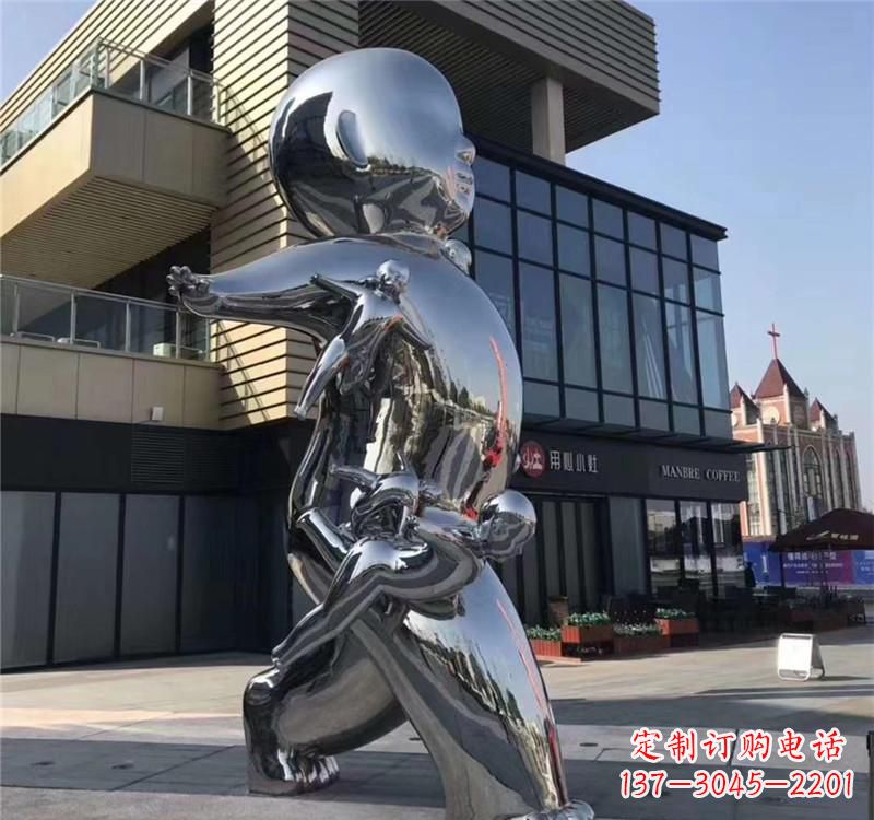 安阳不锈钢儿童雕塑