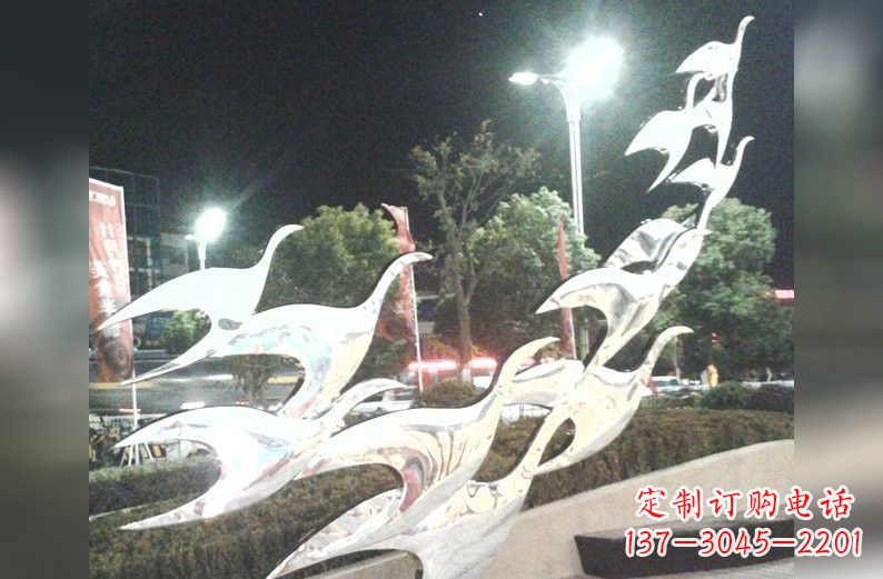 安阳不锈钢飞翔的抽象大雁