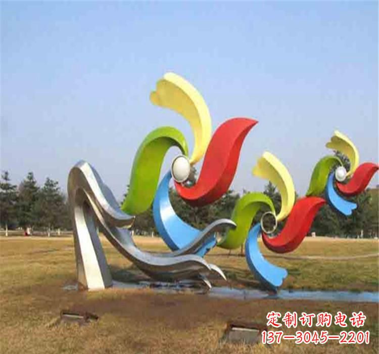 安阳不锈钢风车雕塑
