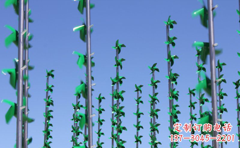 安阳不锈钢风车景观雕塑