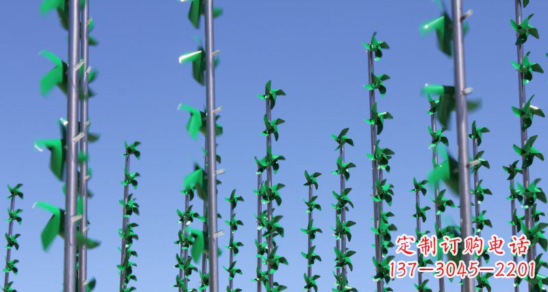 安阳不锈钢风车广场景观雕塑