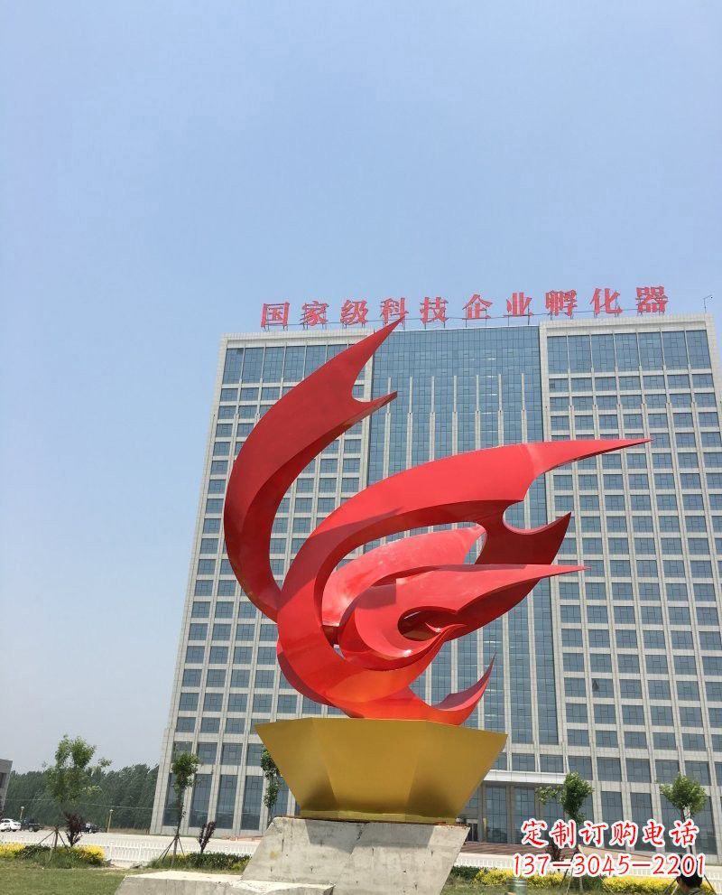 安阳不锈钢凤凰雕塑222