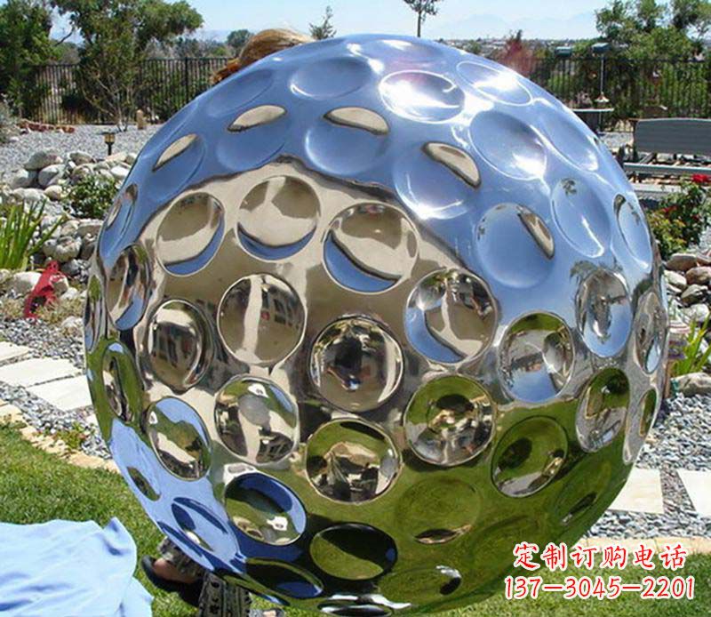 安阳不锈钢高尔夫球雕塑