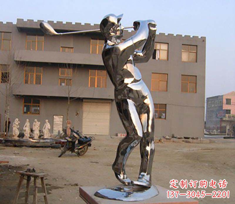 安阳不锈钢高尔夫雕塑