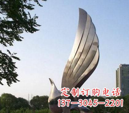 安阳不锈钢鸽子雕塑2