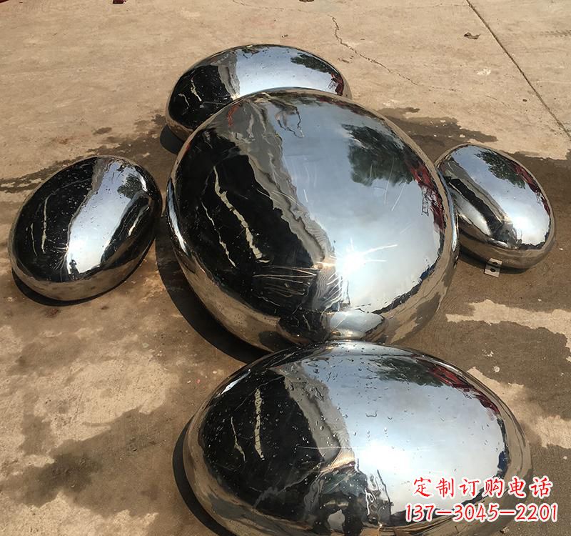 安阳不锈钢广场抽象水滴雕塑