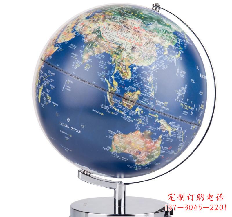 安阳不锈钢广场地球仪雕塑
