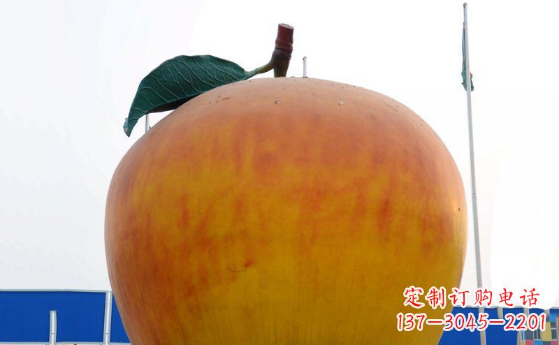 安阳不锈钢苹果雕塑浓缩艺术精髓