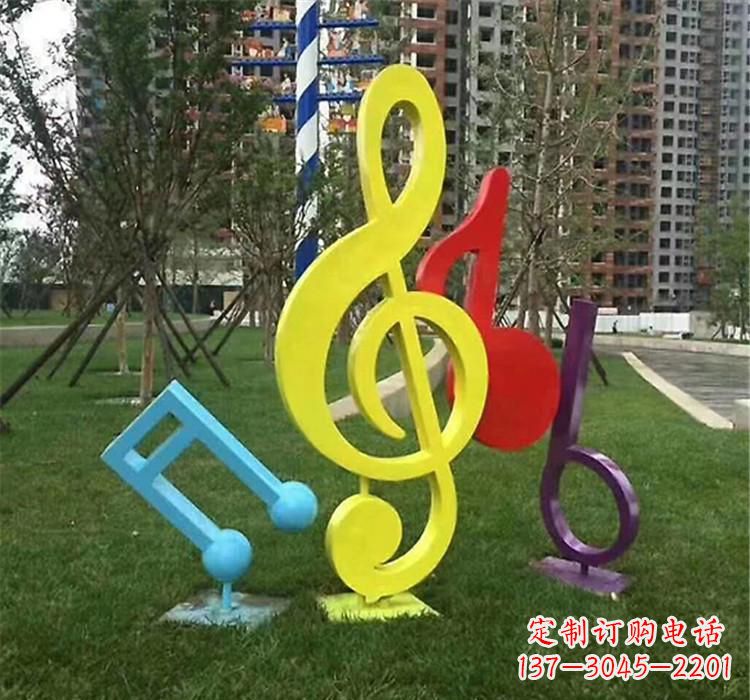 安阳不锈钢广场音符雕塑
