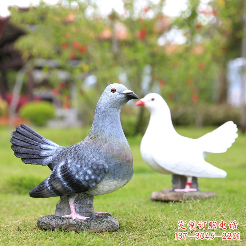 安阳不锈钢和平鸽雕塑