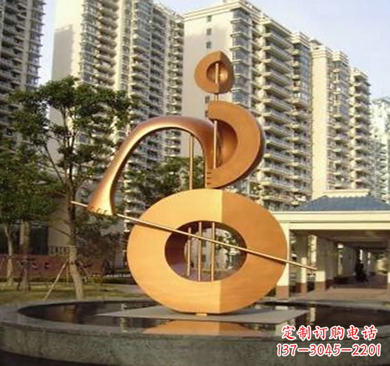 安阳不锈钢葫芦乐器雕塑
