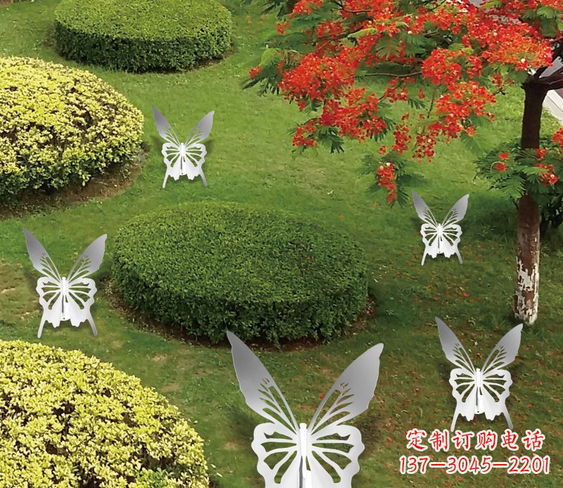安阳不锈钢蝴蝶雕塑12