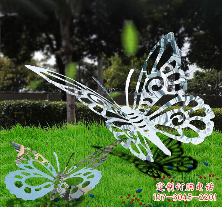 安阳不锈钢蝴蝶昆虫雕塑