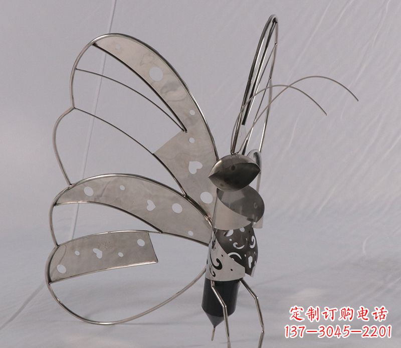 安阳不锈钢蝴蝶细节雕塑