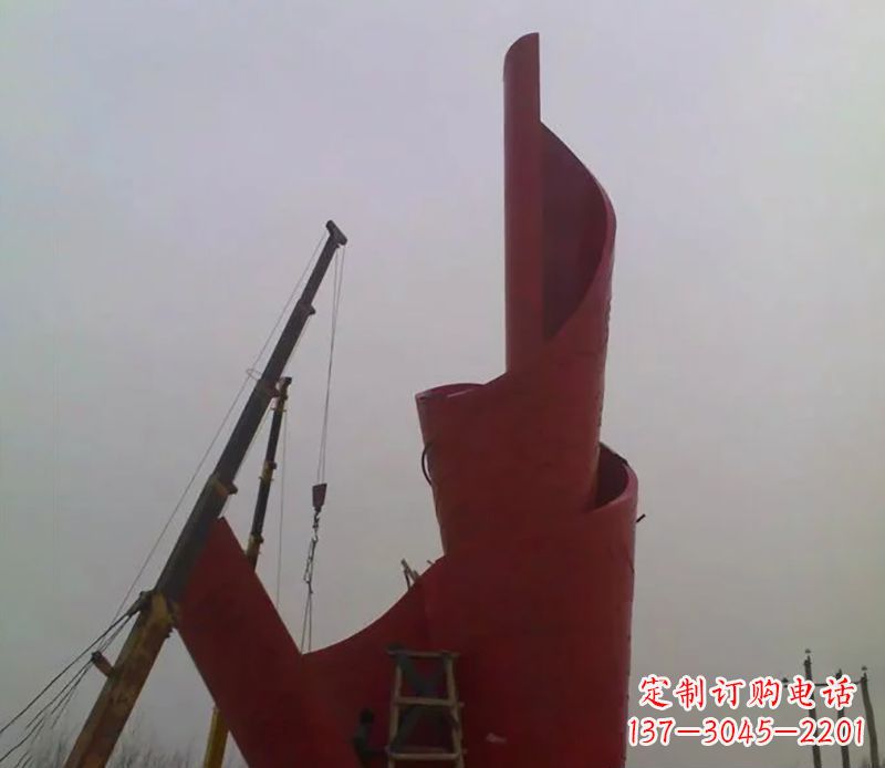 安阳不锈钢火炬雕塑