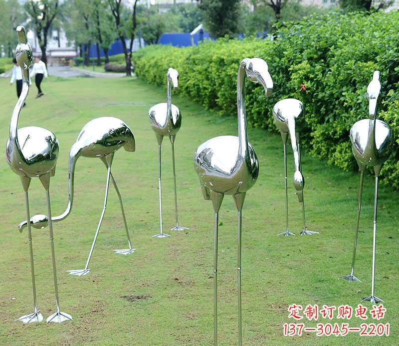 安阳不锈钢火烈鸟雕塑