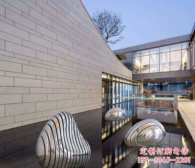 安阳不锈钢假山摆件雕塑
