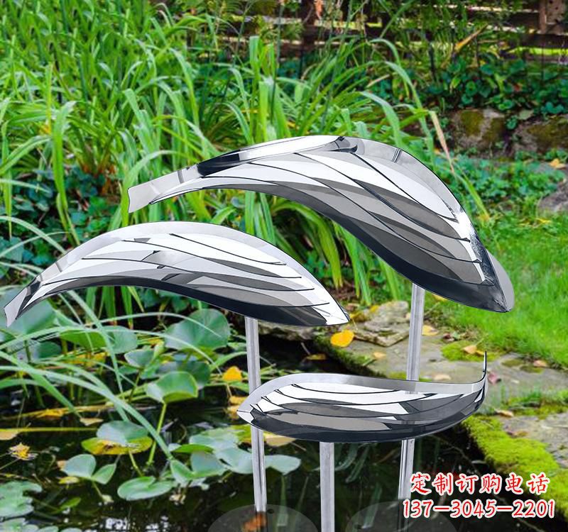 安阳不锈钢景区动物鱼雕塑
