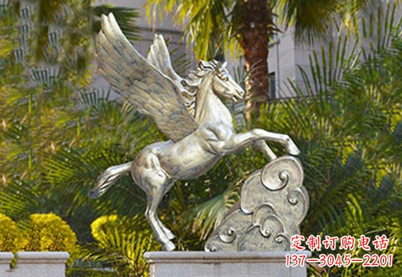 安阳不锈钢景区飞马雕塑