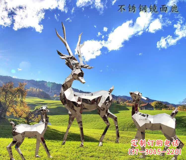 安阳不锈钢镜面动物鹿