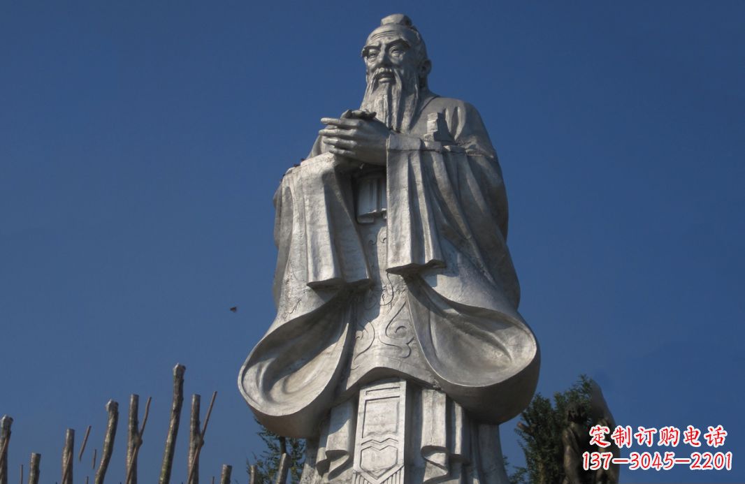 安阳不锈钢孔子人物雕塑