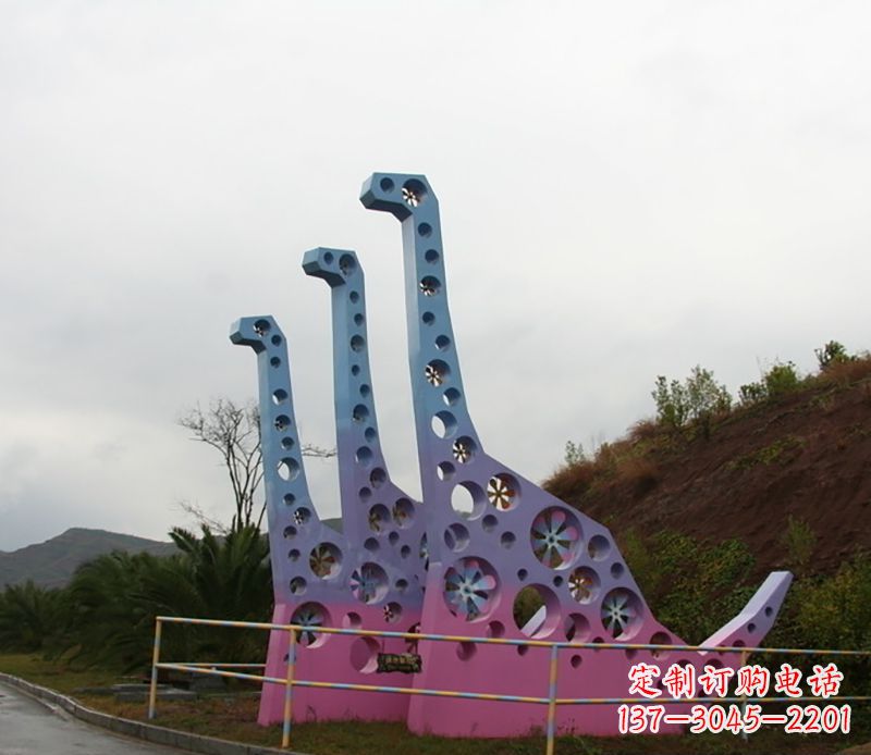 安阳不锈钢恐龙雕塑