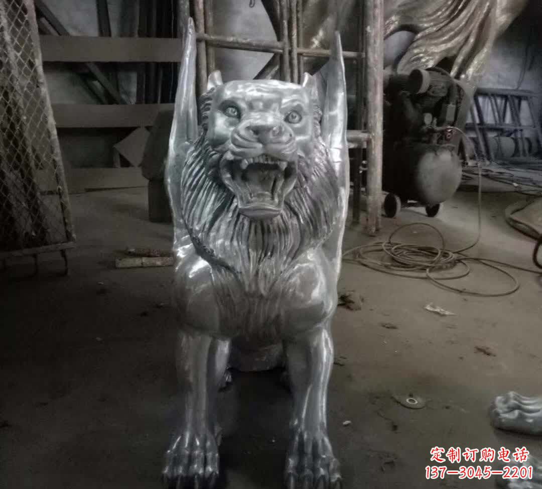 安阳不锈钢老虎雕塑
