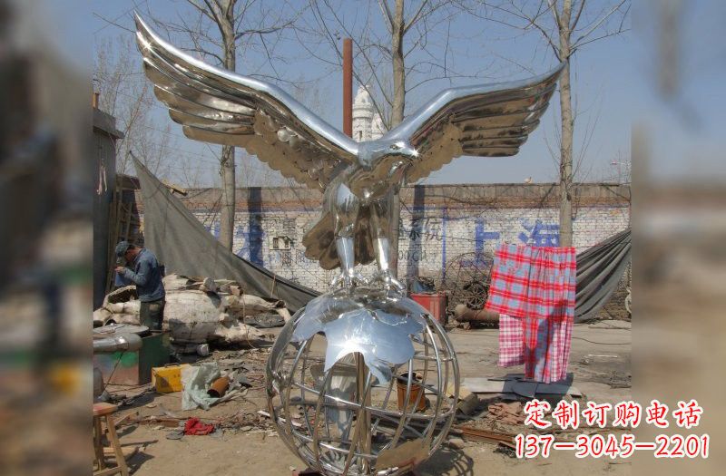 安阳不锈钢老鹰雕塑