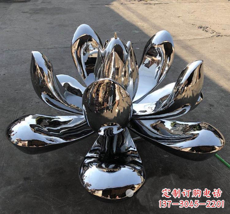 安阳不锈钢莲花雕塑
