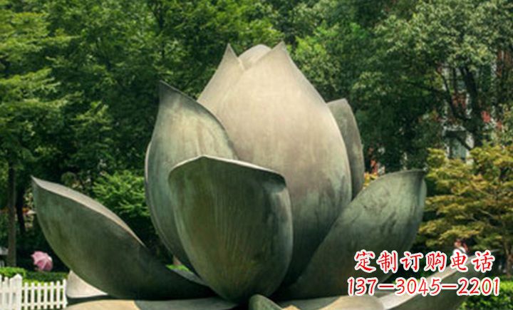 安阳不锈钢莲花公园景观雕塑