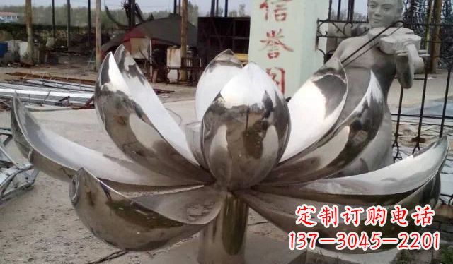 安阳不锈钢莲花景观雕塑