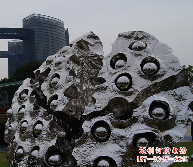 安阳不锈钢莲蓬雕塑